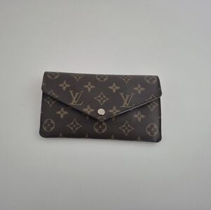 Louis Vuitton Brown and Pink Monogram Jeanne Wallet